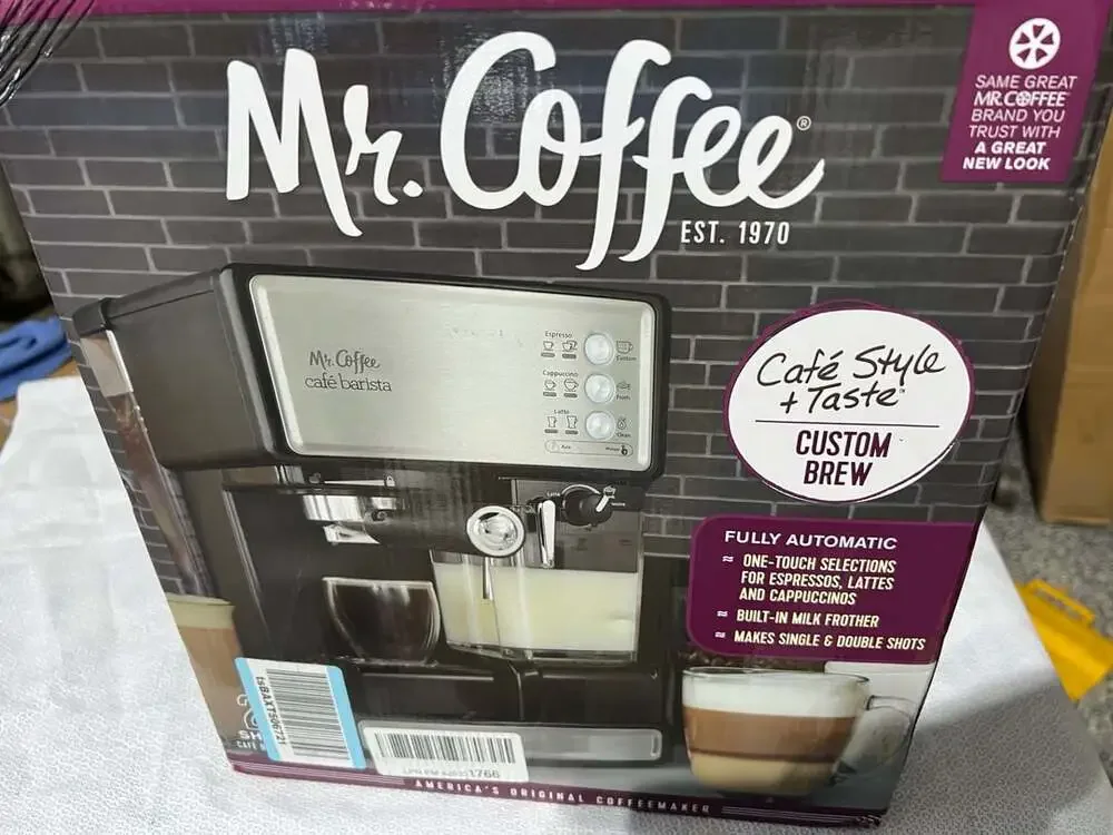 Mr. Coffee Café Barista Espresso, Cappuccino, and Latte Maker (BVMC-ECMP1000 Ser
